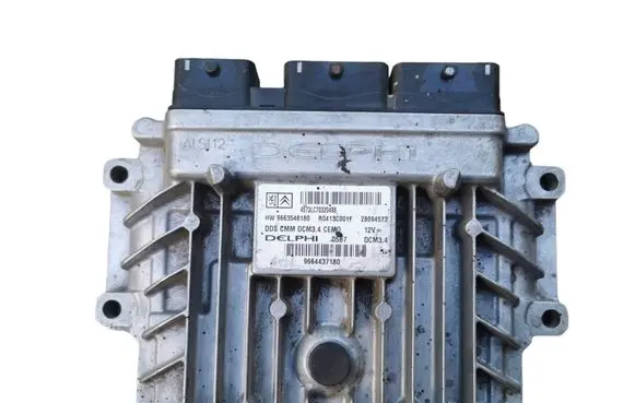 Peugeot 407 Engine control unit/module 9664437180 9663548180 4573LC70320488