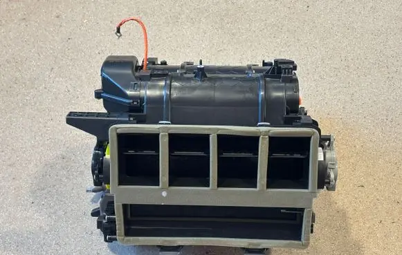 Interior heater climate box assembly