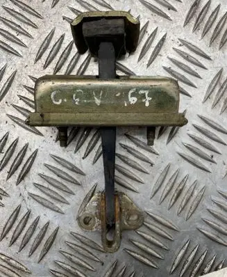 Front door check strap stopper