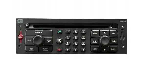 Peugeot 1007 Radio/CD/DVD/GPS head unit 96590488XT