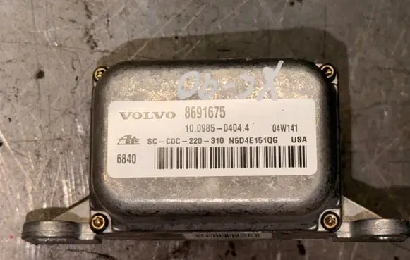 Volvo XC90 ESP acceleration yaw rate sensor 10098504044 SCC0C220310 8691675