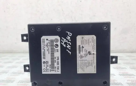 Volkswagen PASSAT B7 Bluetooth control unit module 7P6035730J