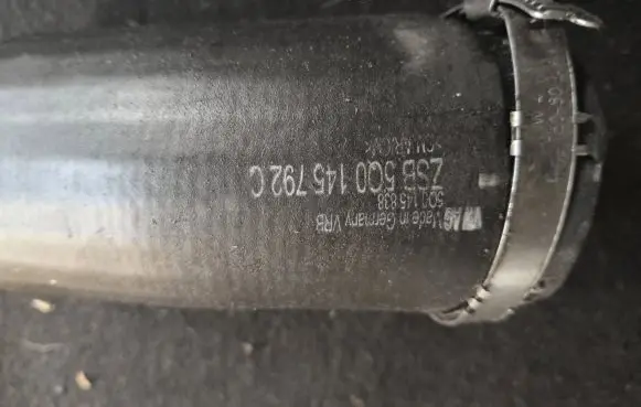 Audi TT TTS RS Mk3 8S Intercooler hose/pipe 5Q0145792C 5Q0145838
