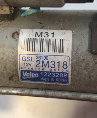 Starter motor