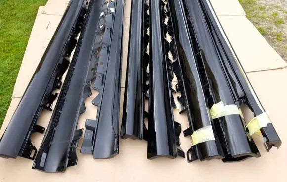 Mercedes-Benz E W214 Foot area side trim A2146902104 A2146905301