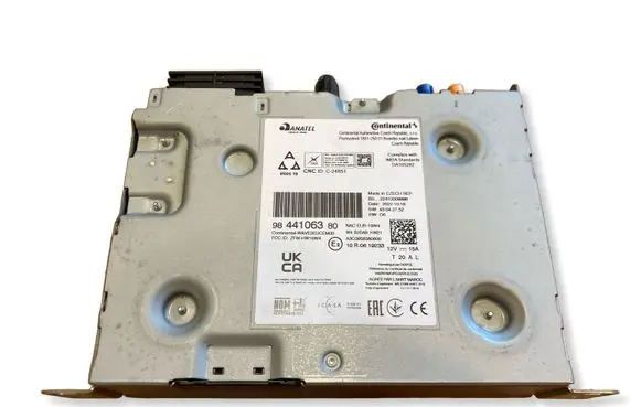 Fiat Scudo Radio/CD/DVD/GPS head unit 9844106380