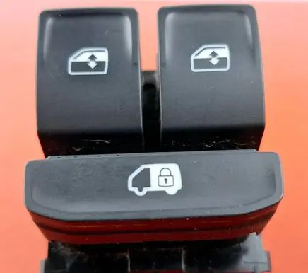 Volkswagen Caddy Electric window control switch 7LA959858B