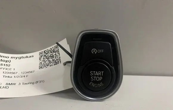 BMW 3 F30 F35 F31 Engine start stop button switch 1234567