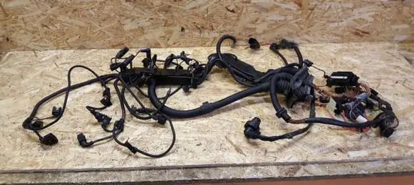 BMW 7 E65 E66 Engine installation wiring loom 7790317 7790316 58650910