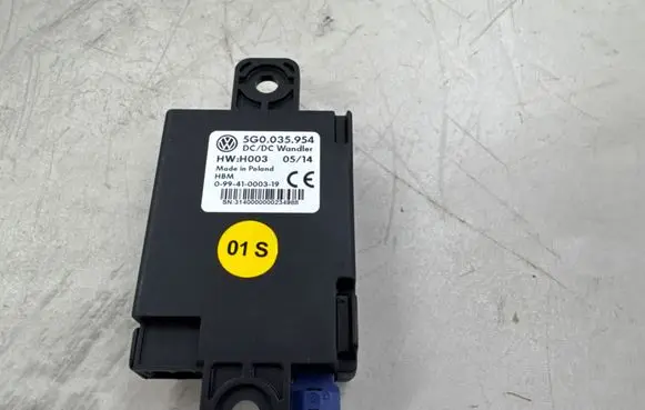 Volkswagen Golf VII Voltage converter/converter module 5G0035954 09941000319 HWH003