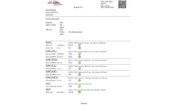 Citroen C3 Picasso Fuel injector 0445110340