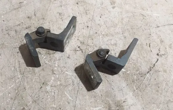 Front door hinge set