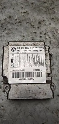 Volkswagen Golf V Airbag control unit/module 1K0909605T 09080503 0038PD1UA58H