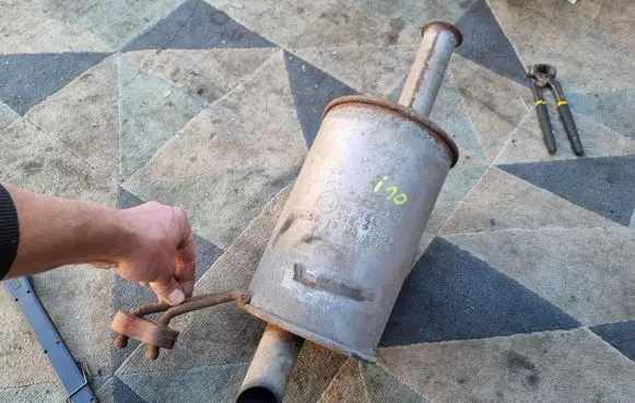 Hyundai i10 Rear muffler/silencer tail pipe 
