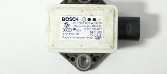 Audi A4 S4 B8 8K ESP acceleration yaw rate sensor 8K0907637A