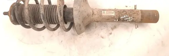 Front shock absorber with coil spring