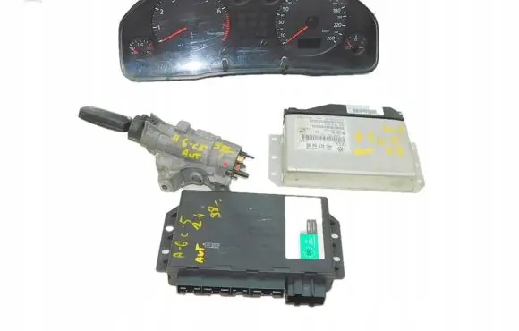 Audi A6 S6 C5 4B Engine ECU kit and lock set 4B0927156BB