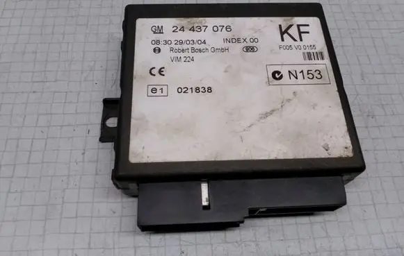 Opel Zafira A Comfort/convenience module 24437076 24437079KF F005V00155