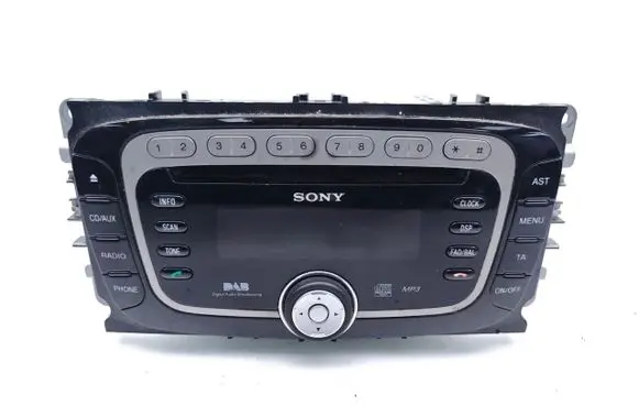 Ford S-MAX Radio/CD/DVD/GPS head unit BS7T18C939MC HCD345MC