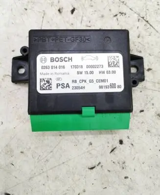 Citroen C3 Parking PDC control unit/module 9819360080