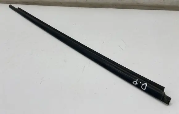 Front door glass trim molding