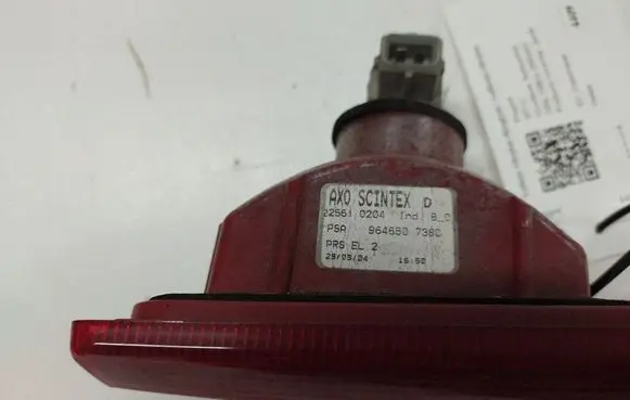 Peugeot 407 Tailgate rear/tail lights 9646507380