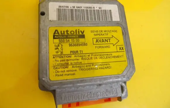Peugeot 206 Airbag control unit/module 550541500 9636894080