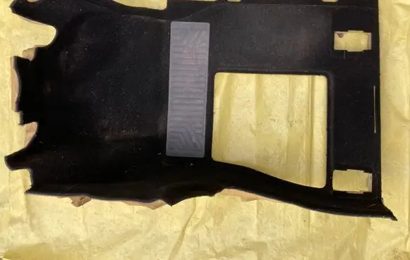 Mercedes-Benz A W169 Front floor carpet liner A1696800640 9E07