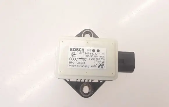 Audi A5 8T 8F ESP acceleration yaw rate sensor 8K0907637C 0265005738