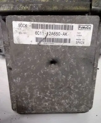 Ford Transit Engine control unit/module 6C1112A650AK 7A310185A 9DCK