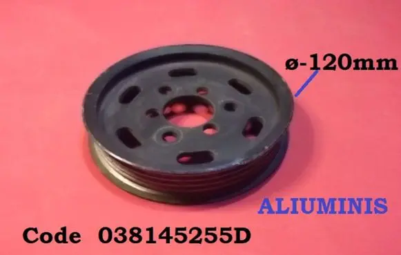 Audi A6 S6 C4 4A Power steering pump pulley 038145255D