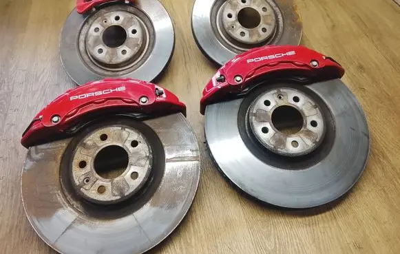 Porsche Macan (95B) Brake discs and calipers set 95B615105EE 95B615106EE 95B615405AG