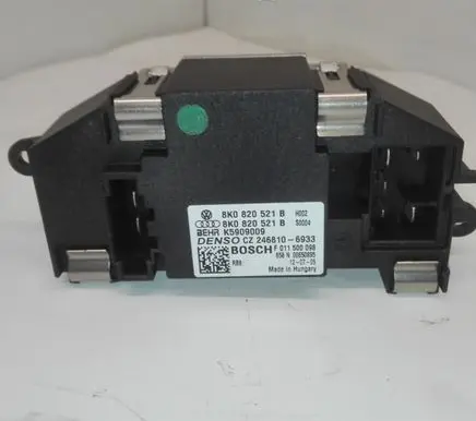 Audi A8 S8 D4 4H Heater blower motor/fan resistor 8K0820521B F011500098