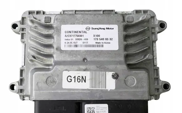 SsangYong Tivoli Engine control unit/module A2C9717750301 SIM2K410
