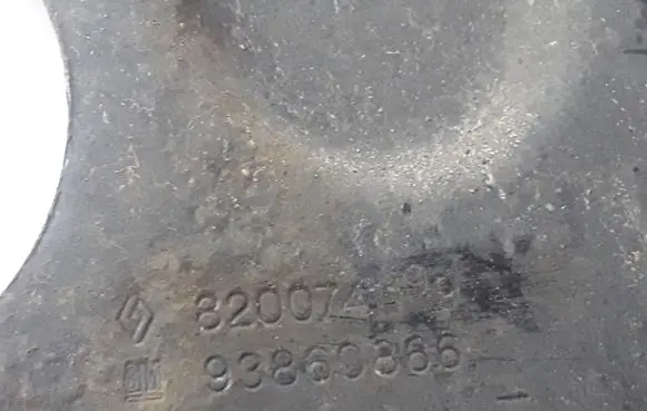 Opel Vivaro Rear brake disc plate dust cover 8200741199