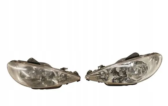 Peugeot 206 Headlights/headlamps set 9628666780