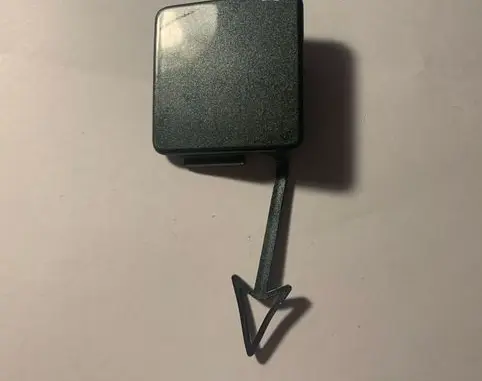 Ford S-MAX Rear bumper row hook cap/cover EM2B17K922AWBW EM2B17K922AW EM2B17K922BW