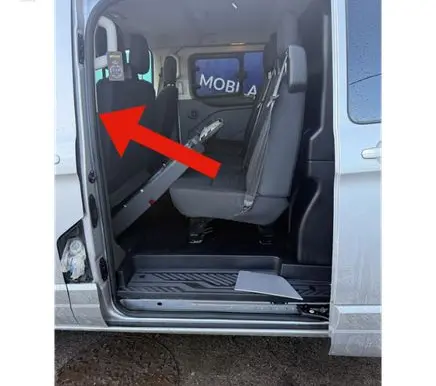 Ford Transit Custom Sliding door rubber seal 