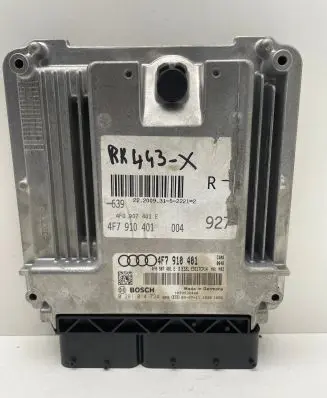 Audi A6 S6 C6 4F Engine control unit/module 4F7910401 0281014724 4F0907401E