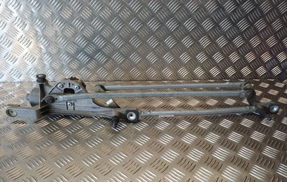 Front wiper linkage and motor
