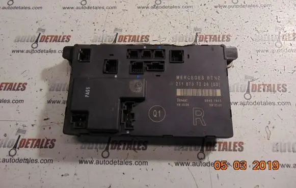 Mercedes-Benz E W211 Door control unit/module A2118707226