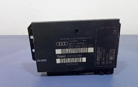 Audi A4 S4 B6 8E 8H Comfort/convenience module 8E0959433AD
