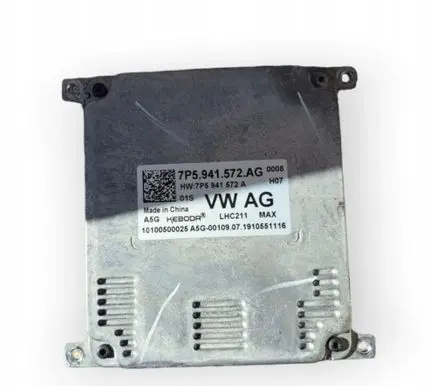 Volkswagen Touareg II Headlight ballast module Xenon 7P5941572AG