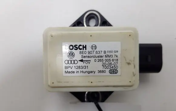 Audi A8 S8 D3 4E ESP acceleration yaw rate sensor 8E0907637B 0265005618