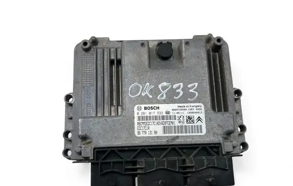 Peugeot 207 Engine control unit/module ECU 9677013180 0281017333