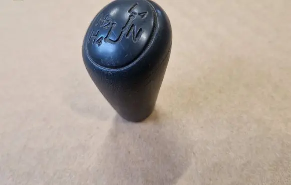 Gear lever shifter trim leather/knob