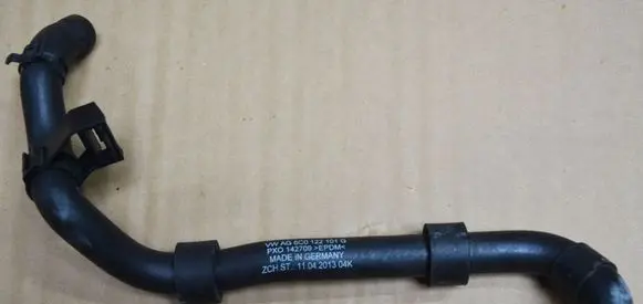 Volkswagen Polo V 6R Engine coolant pipe/hose 6C0122101G
