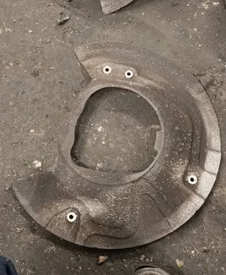 BMW X5 E70 Front brake disc dust cover plate 