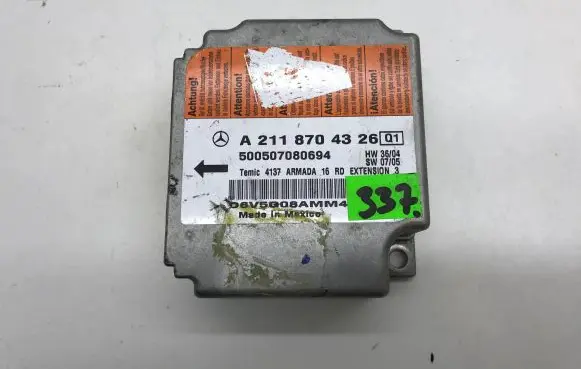 Mercedes-Benz E W211 Airbag control unit/module A2118704326 500507080694