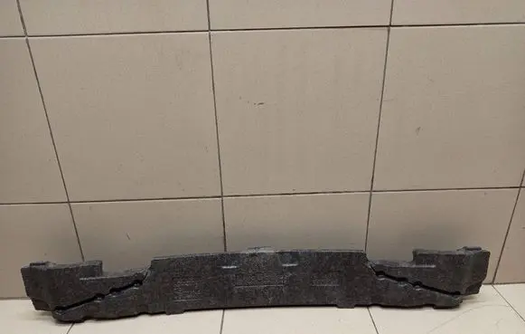 Front bumper foam support bar